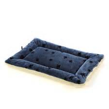 Midwest Quite Time Paw Print Fleece Bed Blue
