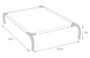 Coolaroo Elevated Bed Frame Dimensions