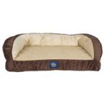 Serta Orthopedic Quilted Couch, Large, Mocha