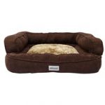 Simmons Beautyrest Colossal Rest Orthopedic Memory Foam Dog Bed, Medium - Corduroy Chocolate