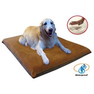 Sudan Brown 47X29"X4" Orthopedic Waterproof Memory Foam Pet Bed