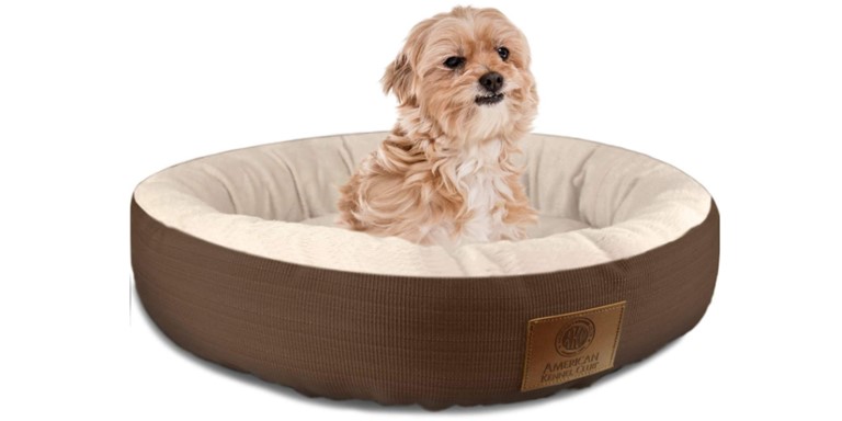 AKC Casablanca Solid Round Pet Bed