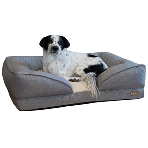 K&H Pet Products Lounger Orthopedic Bolster Dog Bed