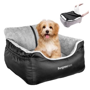 Pictured is the BurgeonNest Car Seat Small Dogs Black