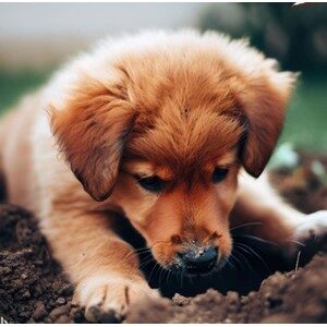 Puppy Digging