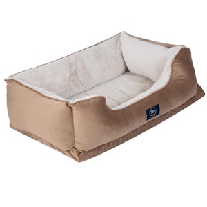 Pictured is the Serta Orthopedic Cuddler Dog Bed