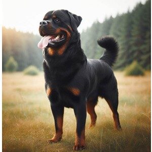 Picture of An Adult Rottweiler