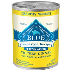 Pictured is the Blue Buffalo Healthy Weight Wet Dog Food