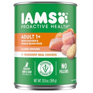 Pictured is the IAMS Proactive Health Wet Dog Food