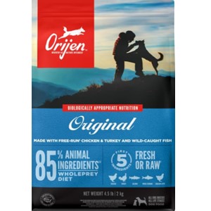 Pictured is the Orijen Original Dry Dog Food